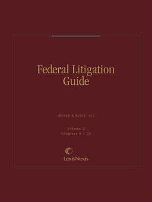 cover image of Federal Litigation Guide